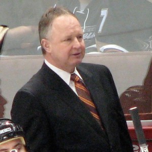 Ducks' Head Coach Randy Carlyle