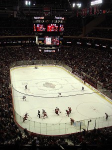 XCel Energy Center: Packed to the Gills as Always (photo from Wikipedia Commons)