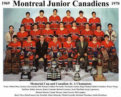 Junior Canadiens with Memorial Cup