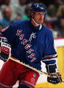 Former-New York Rangers forward Wayne Gretzky