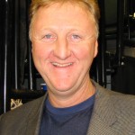 Gretzky's friend, the Legendary Larry Bird, one of the few superstar players to achieving coaching success. (Kurt Shimala: Wikipedia Commons)