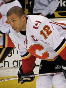 Jarome Iginla, if he resigns with Calgary this summer, is unlikely to make $7 million. (Mark Mauno/Flickr).