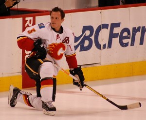 With the Flames, Phaneuf was considered one of the top defensemen in the game. (Charles Sztova/Flickr).