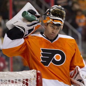 Brian Boucher needs to elevate his game if the Flyers are to beat the Bruins.