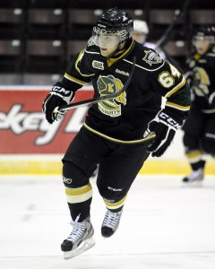 Ryan Rupert was a Leafs draft pick who is used to winning with the OHL's Knights (Aaron Bell/OHL Images)