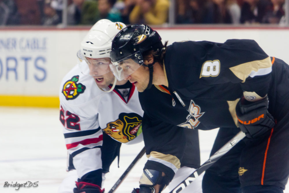 Teemu Selanne taught Kyle Palmieri (among others) a lot about being a pro. (BridgetDS/Flickr)