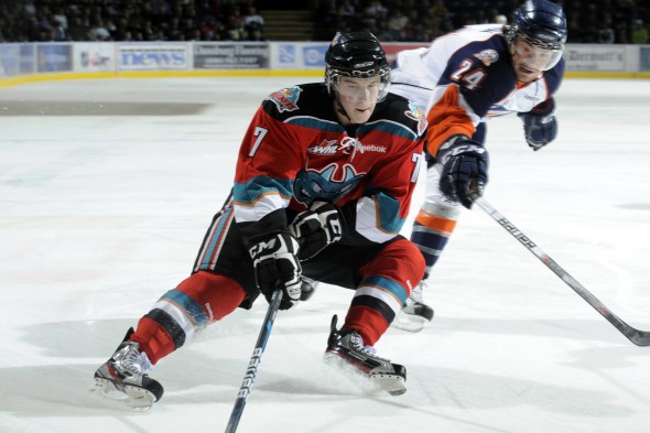 20-year-old Damon Severson is making the jump to the NHL after four seasons with Kelowna in the WHL. (Marissa Baecker/shootthebreeze.ca)