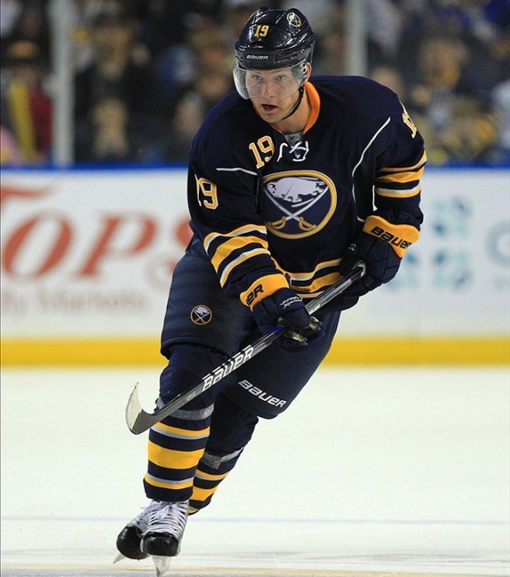 Cody Hodgson was bought out by the Sabres after a poor 2014 season. (Kevin Hoffman-US PRESSWIRE)
