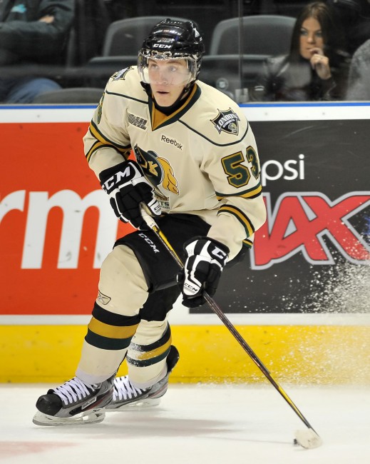 If there is something Horvat doesn't do well, it's not in a hockey rink (Aaron Bell/OHL Images)