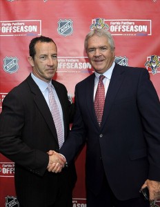 After making a splash in free agency, Dale Tallon (right) is out to show everyone that his Cats aren't your father's Panthers anymore.