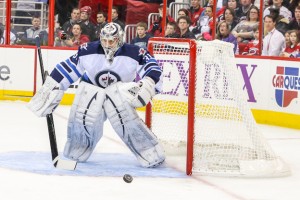 Along with his fellow countryman and teammate, Michael Frolik, Jets netminder Ondrej Pavelec is headed to his first Olympics. - Photo by Andy Martin Jr