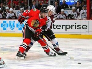 Brandon Saad, drafted 43 overall by the Chicago Blackhawks