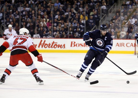 Andrew Ladd of the Winnipeg Jets will return as a free agent.