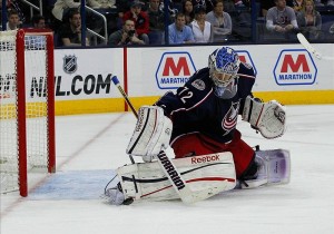 Sergei Bobrovsky is THW's 2013 Most Outstanding Goaltender. (Russell LaBounty-USA TODAY Sports)