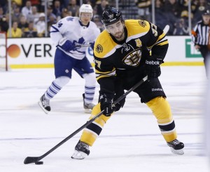Boston's league-leading faceoff win percentage is due in large part to Patrice Bergeron. (Greg M. Cooper-USA TODAY Sports)
