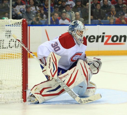 Peter Budaj, backup goalie for the Montreal Canadiens