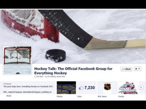 Hockey Talk Facebook group