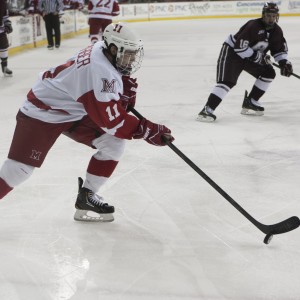 Riley Barber is the type of player Barry Trotz seems to like. (Jeff Sabo/Miami University)