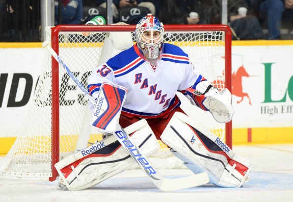 Cam Talbot's 26 saves gave the backup goalie his second shutout of the season, and another Rangers win against the Flyers.