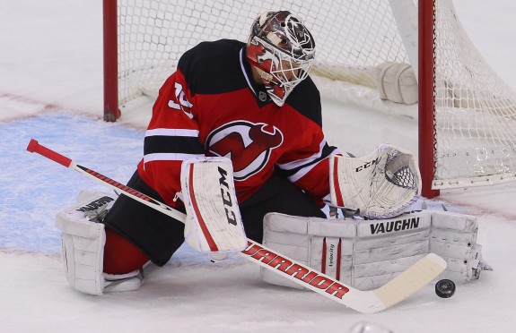 Cory Schneider has been a hard-luck loser with the Devils so far this season with only 5 wins in 19 starts. (Ed Mulholland-USA TODAY Sports)
