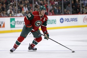 Ryan Suter has had a difficult time so far in Round 2 against the Chicago Blackhawks. Suter is currently a -7 in the postseason. (Brace Hemmelgarn-USA TODAY Sports)