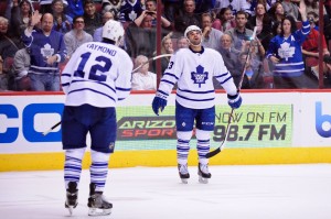 Mason Raymond signed with the Leafs for $1 million last season. (Matt Kartozian-USA TODAY Sports)