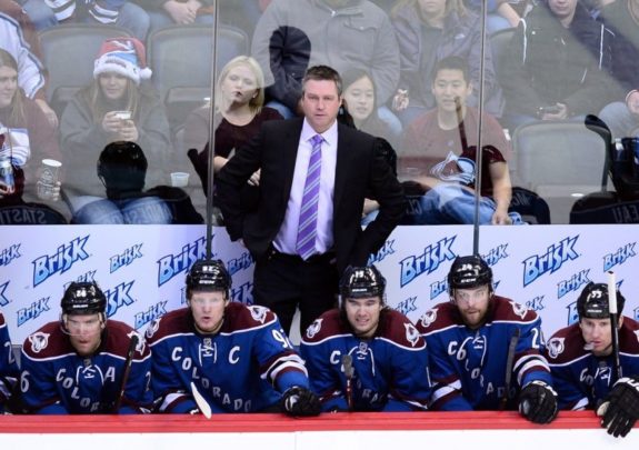 (Ron Chenoy-USA TODAY Sports) Patrick Roy will no longer be patrolling the Colorado Avalanche bench after stepping down this past Thursday.