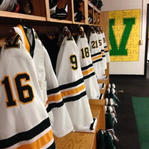 University of Vermont Women's Hockey Locker Room (Ben Kogut)