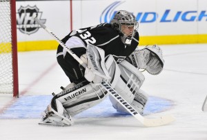 Jonathan Quick has been outstanding to start the new season. (Gary A. Vasquez-USA TODAY Sports)