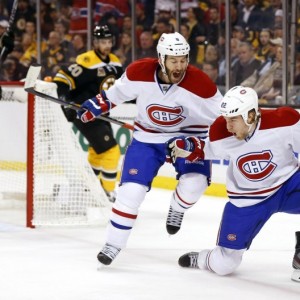 Ex-Montreal Canadiens Brandon Prust and Dale Weise