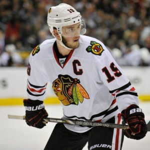 Toews is also impacted by slumps from Hossa (Gary A. Vasquez-USA TODAY Sports)