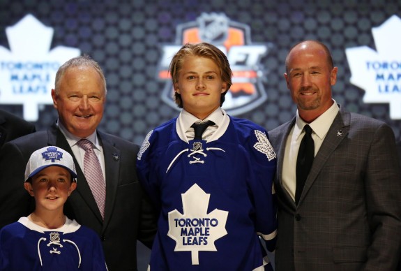 At only 18 years of age, William Nylander is already one of the best hockey players outside of North America (Bill Streicher-USA TODAY Sports)