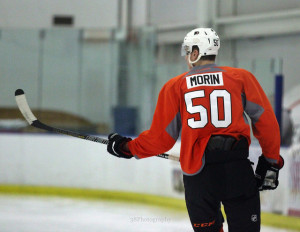 Samuel Morin will be taking part in his third Flyers development camp. [photo: Amy Irvin]