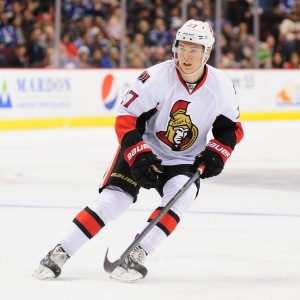 Curtis Lazar could be sent to the AHL, opening up space for Shane Prince. (Anne-Marie Sorvin-USA TODAY Sports)