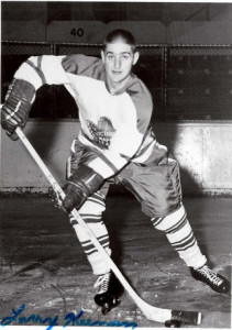 Larry Keenan had a hat trick for Victoria Maple Leafs