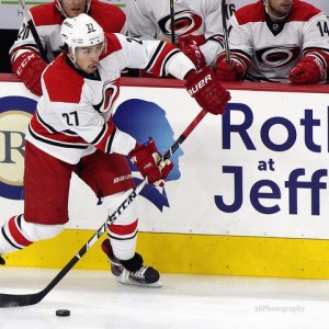 Ron Francis is building with players like Justin Faulk (Amy Irvin / The Hockey Writers)