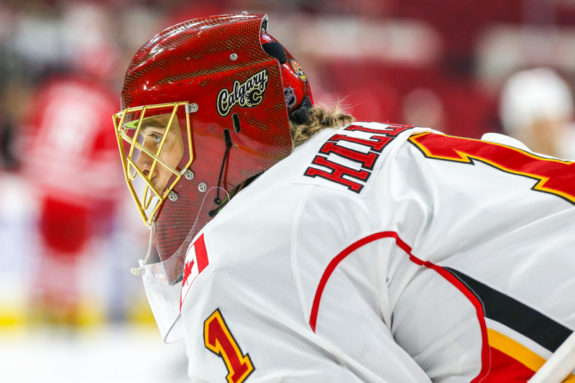 Calgary Flames goalie Jonas Hiller (Photo by Andy Martin Jr)