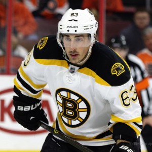 Marchand leads the Bruins in goals with 14. (Amy Irvin / The Hockey Writers)