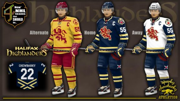 Halifax Highlanders jerseys [photo: sparky chewbarky]