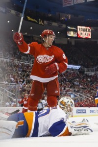 Justin Abdelkader of the Detroit Red Wings