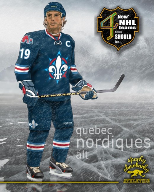 Quebec Nordiques alternate jersey [photo: sparky chewbarky]