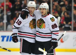 The Blackhawks were featured on NBC this past week, not the Stadium Series contest (Gary A. Vasquez-USA TODAY Sports)