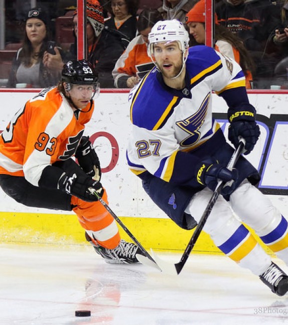 Pietrangelo ranks fourth among NHL average ice-time leaders with 26:42 per game (Amy Irvin / The Hockey Writers)