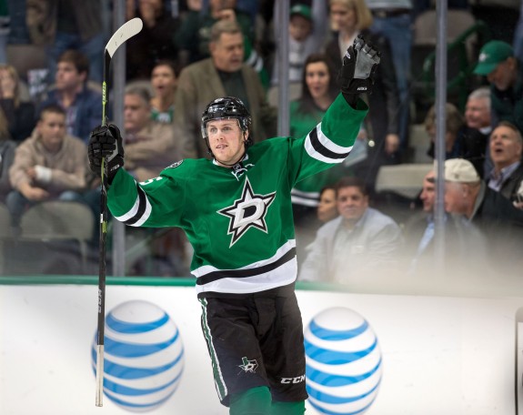 Rookie Brett Ritchie has already gotten a taste of top line duties in Dallas (Jerome Miron-USA TODAY Sports)