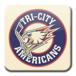 Tri-City Americans alternate square logo