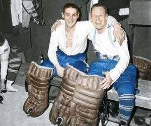 Terry Sawchuk and Johnny Bower may not be together again next season.