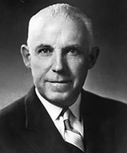 NHL president Clarence Campbell.