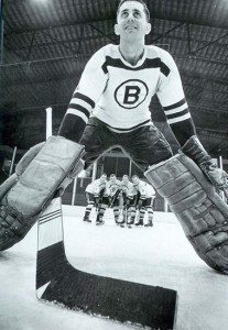 Cesare Maniago, who played for Minneapolis of the CPHL on loan from Montreal.