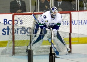 "Jacob Markstrom Utica Comets" by Leech44 - Own work. Licensed under CC BY 3.0 via Wikimedia Commons