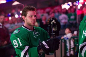 With the addition of Patrick Sharp and the return of Val Nichushkin, Tyler Seguin should continue to score at a high pace in Dallas' quest for a return trip to the postseason. (Jerome Miron-USA TODAY Sports)